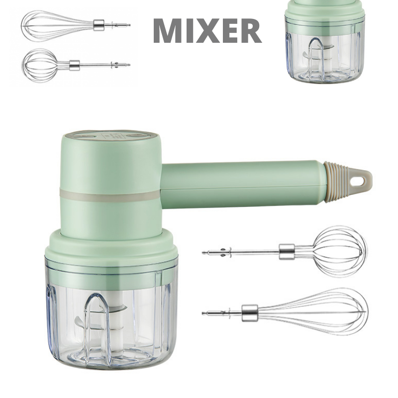 Ultra Mixer™ SEM FIO - 3 em 1 - Tritura e mói em Segundos